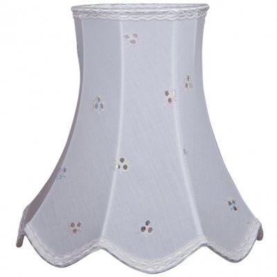 Abat-jour blanc pour lampe (20 x 20 cm)