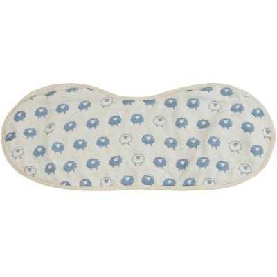 Bavoir protection d'épaules mouton bleu clair (25 x 60 cm)