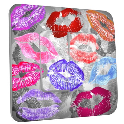Interrupteur décoré double lipstick