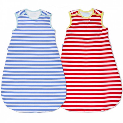 Gigoteuse chaude grobag deckchair and seaside stripe rayures tog 2.5 (lot de 2) (78 cm)