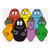 Set de table famille Barbapapa (transparent)