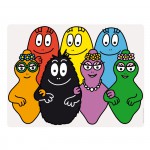 Set de table famille Barbapapa (transparent) - Petit Jour Paris
