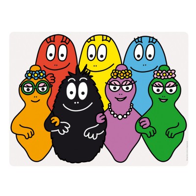 Set de table famille Barbapapa (transparent) par Petit Jour Paris