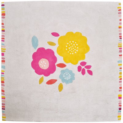 Tapis coton secret garden by susan driscoll