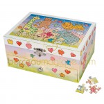 Coffret � bijoux jungle puzzle - Trousselier