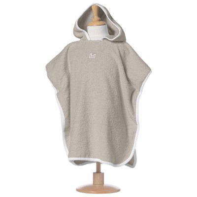 Poncho �ponge taupe et blanc (9-36 mois) par Red Castle