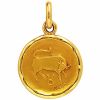 M�daille cachet taureau (or jaune)  par A.Augis