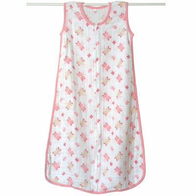 Gigoteuse l�g�re 0-6 mois en mousseline de coton Slumber ''Princess posie'' par Aden + Anais
