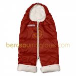 Combizip bordeaux et ivoire (taille 1) - Red Castle