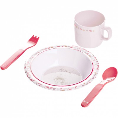 Set repas daisy et coco (4 pièces)