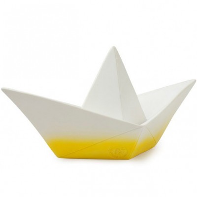 Lampe veilleuse bateau paper boat jaune