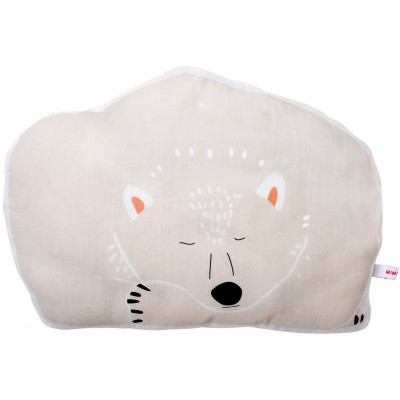 Coussin à formes doux igor l'ours (26 x 39 cm)