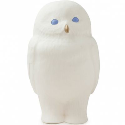 Lampe veilleuse hibou akira the owl blanc yeux bleus