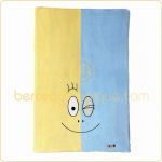 Edredon Barbapapa bleu et jaune (80 x 120 cm) - Babycalin