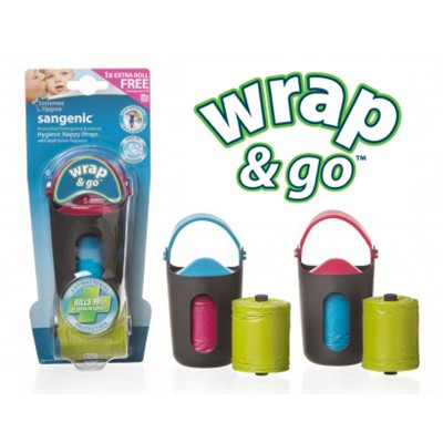 Distributeur de sachets pour le change Sangenic Wrap&Go par Tommee Tippee