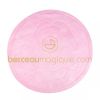 Tapis rond rose Plume (120 cm)