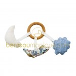 Hochet anneau bois liberty avions 3 pi�ces - Trousselier