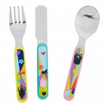 Set de 3 couverts Barbapapa multicolore - Petit Jour Paris