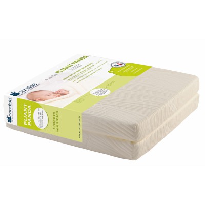 Matelas pliant 2 parties bambou (60 x 120 cm) par Candide