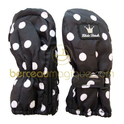 Moufles Rockabily Dot Pois (de 12 � 36 mois) par Elodie Details