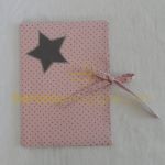 Prot�ge carnet de sant� Pois rose - Le petit rien
