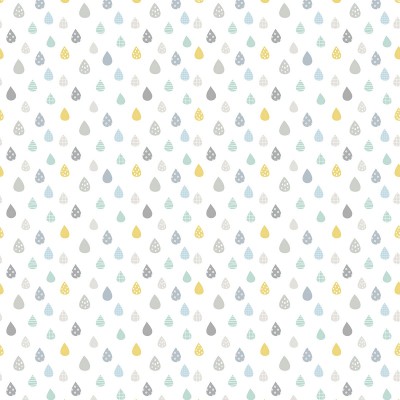 Papier peint gouttes de pluie by dawn machell (2,5 m)