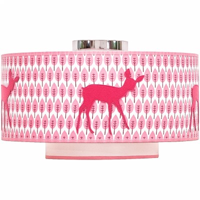 Abat-jour little deer pink (diamètre 35 cm)