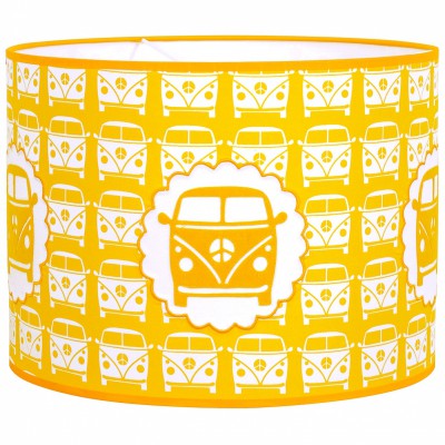 Suspension little van jaune (diamètre 35 cm)