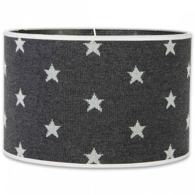 Abat-jour star gris anthracite et gris (30 cm)