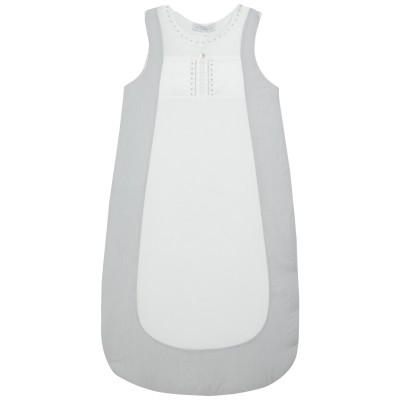 Gigoteuse songe blanche et grise (90 cm)