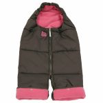 Combizip marron glac� et framboise (taille 2) - Red Castle