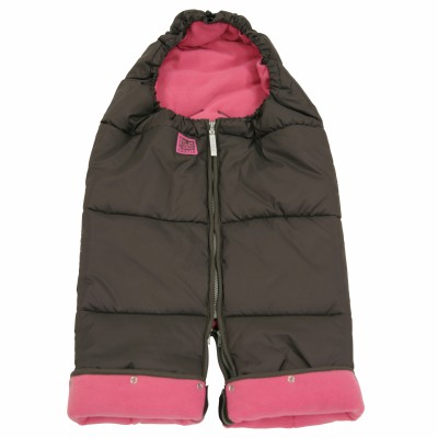 Combizip marron glac� et framboise (taille 2) par Red Castle