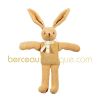 Lapin hochet miel (20 cm)