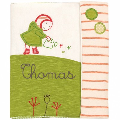 Prot�ge carnet de sant� personnalisable Koko la lune par Moulin Roty