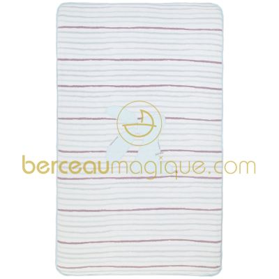Couvre-lit Aquarelle bleue (pour lit 60 x 120 cm) par Sucre d'orge