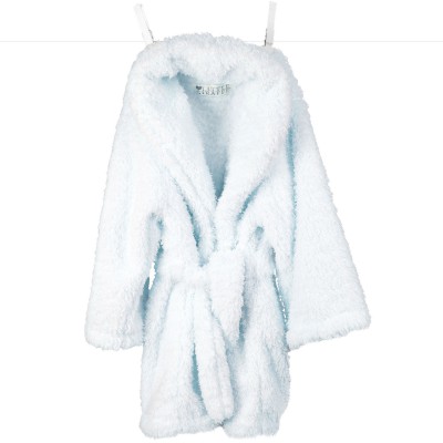 Peignoir chenille bleu clair (2-4 ans)