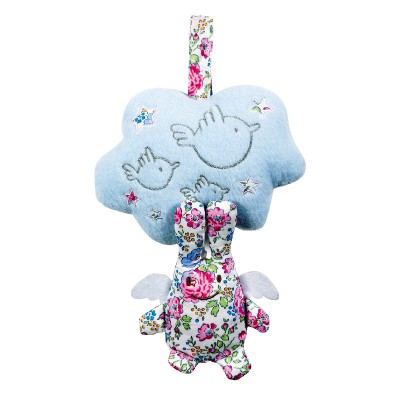 Hochet Nuage musical Ange lapin Liberty (20 cm) par Trousselier
