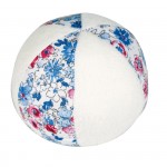 Balle hochet Fleurs bleues (10 cm) - Trousselier