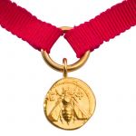 Bracelet Eph�se (ruban rouge) - La Monnaie de Paris