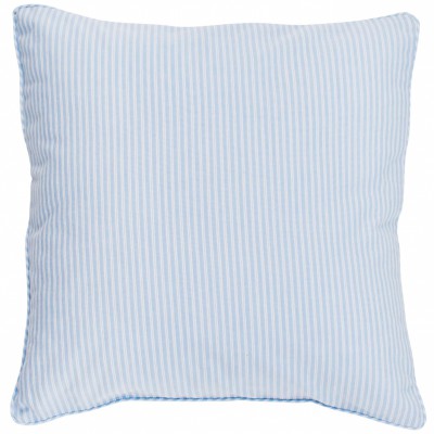 Coussin carré décoratif blue stripe (26 x 26 cm)