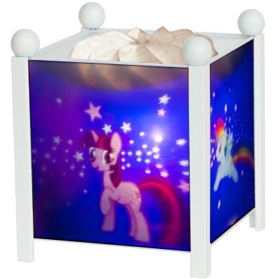 Lanterne magique mon petit poney blanc