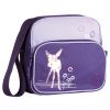Mini sac square Faon parme