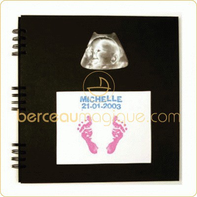 Kit album  photo Baby Art noir par Baby Art