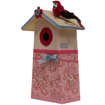 Cabane à oiseaux high tea (12,5 x 9 x 26 cm)