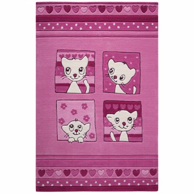 Tapis kitty kat violet (110 x 170 cm)