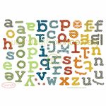Mini sticker Alphabet gar�on - Love Ma�