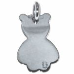 Pendentif nounours (argent massif) - Loupidou