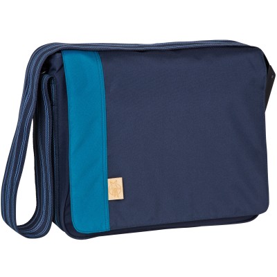 Sac à langer bandoulière à rabat casual solid navy