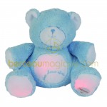 Veilleuse musicale ours bleu  - Doudou et Compagnie