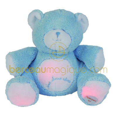 Veilleuse musicale ours bleu  par Doudou et Compagnie